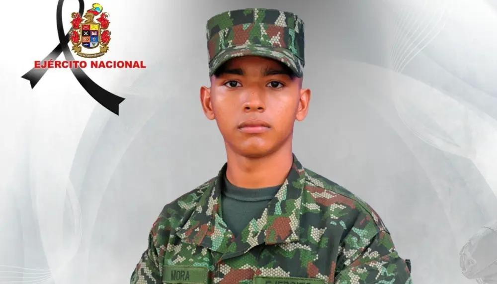 El soldado asesinado Breiner Yesid Mora Peralta.