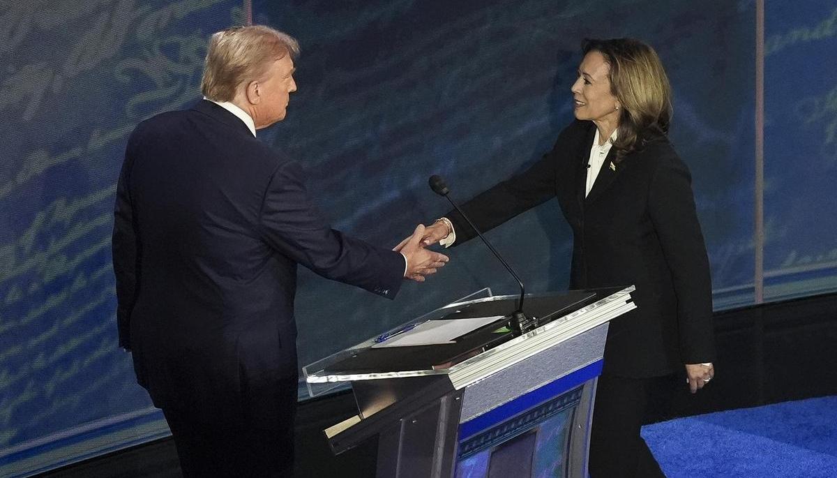 Donald Trump y Kamala Harris.