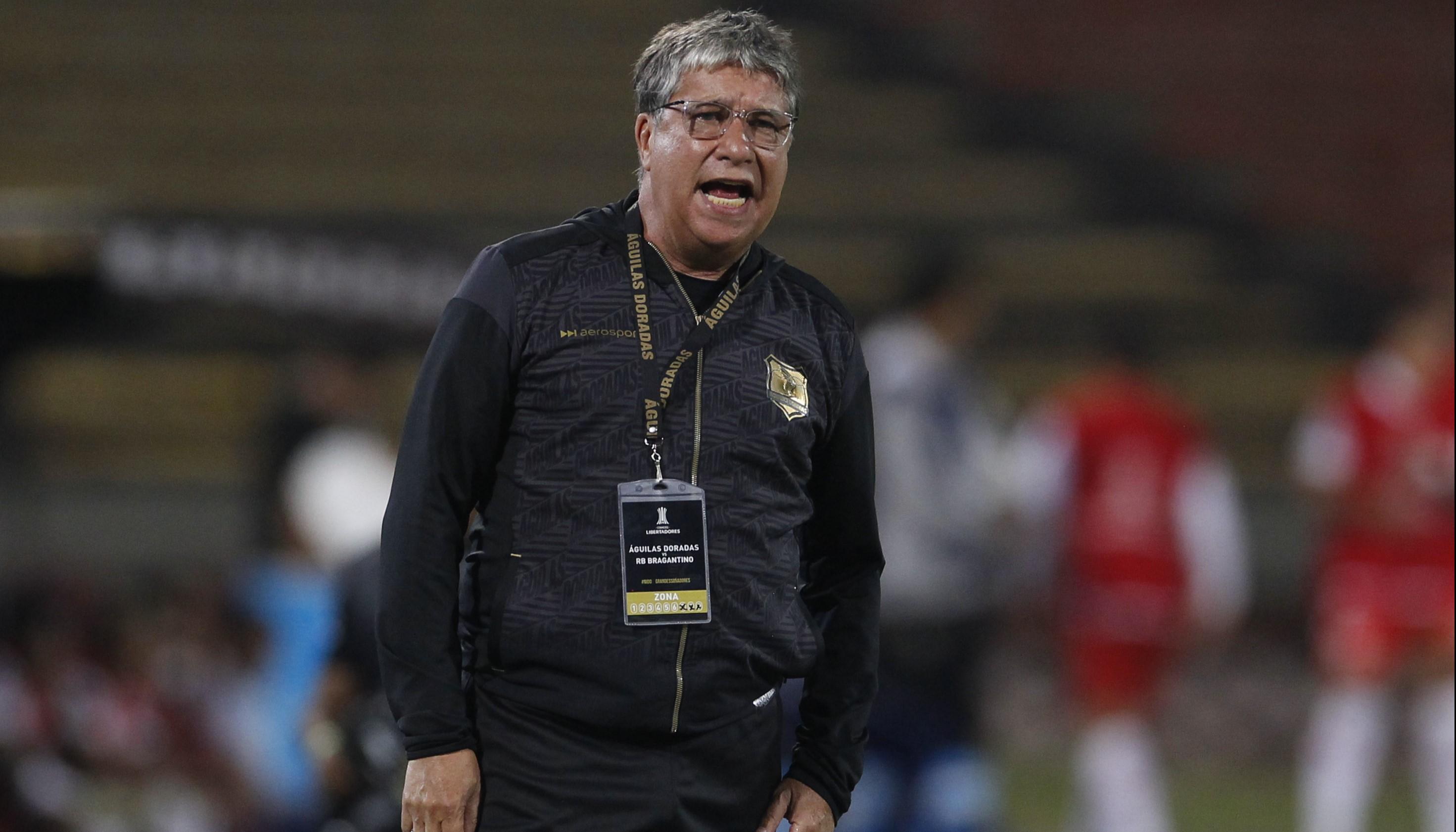 Hernán Darío Gómez dirigió este año a Águilas Doradas. 
