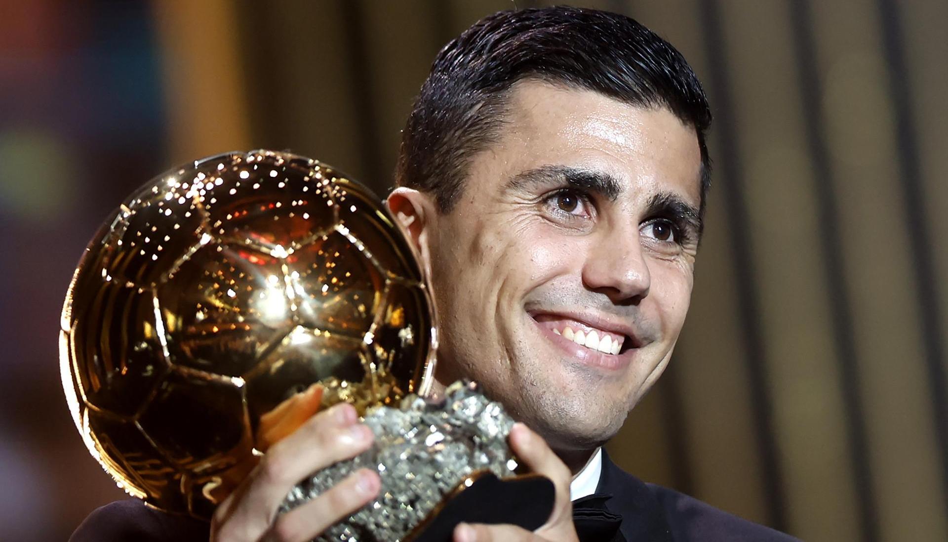 Rodri Hernández, ganador del Balón de Oro 2024.