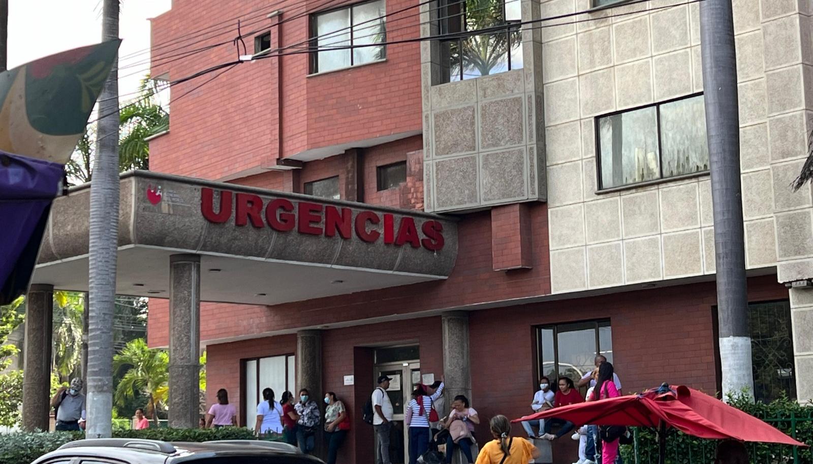 Fachada de la Clínica General del Norte, en Barranquilla. 