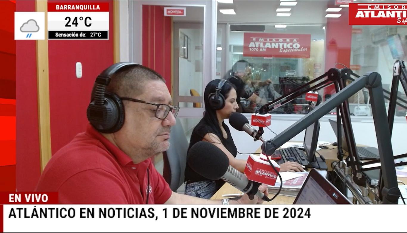 Transmisión del Atlántico en Noticias.