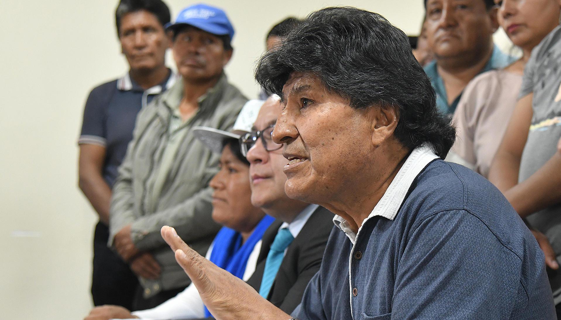 Expresidente de Bolivia, Evo Morales. 