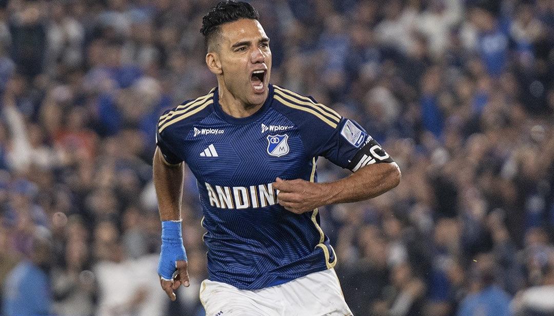 Falcao García marcó el gol de la victoria de Millonarios sobre el Pasto. 