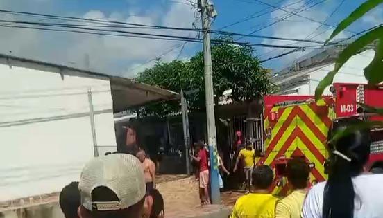 Incendio en una vivienda. 