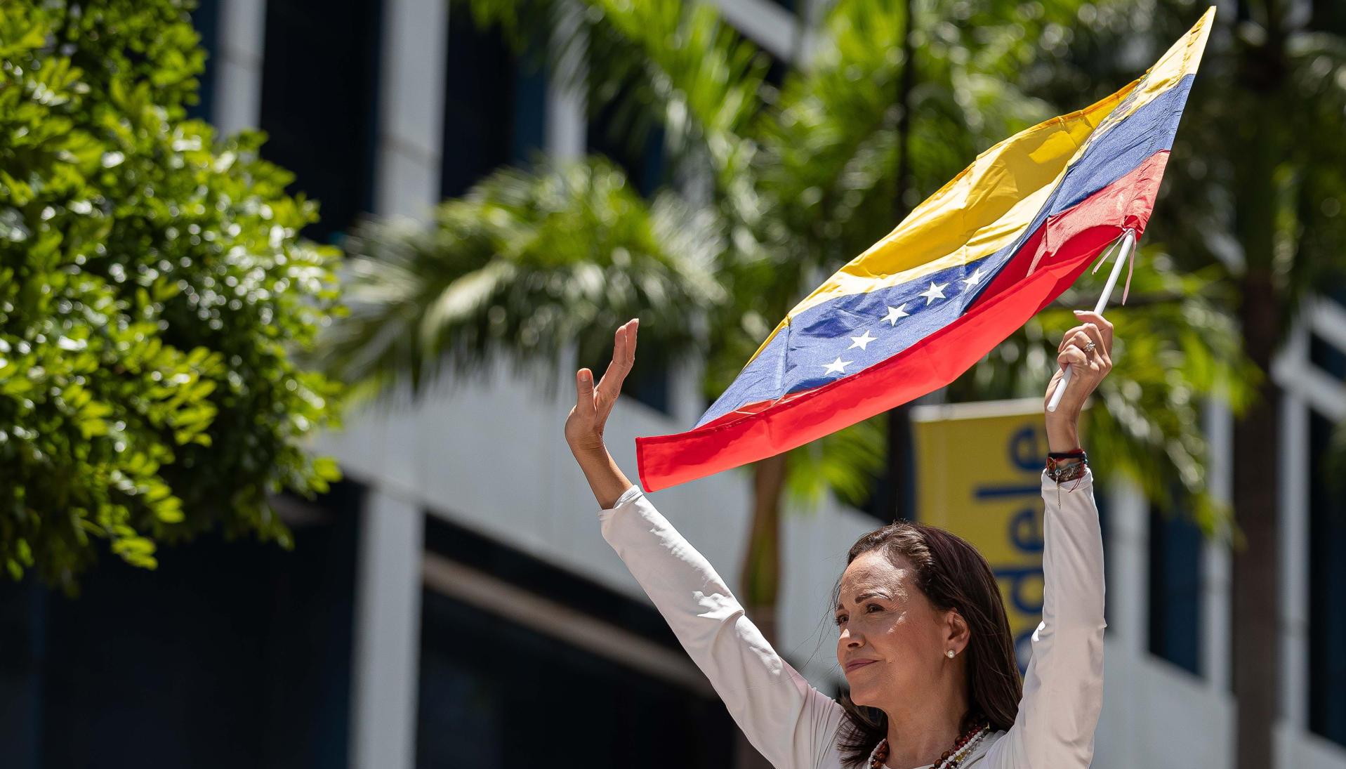 La líder opositora venezolana, María Corina Machado.
