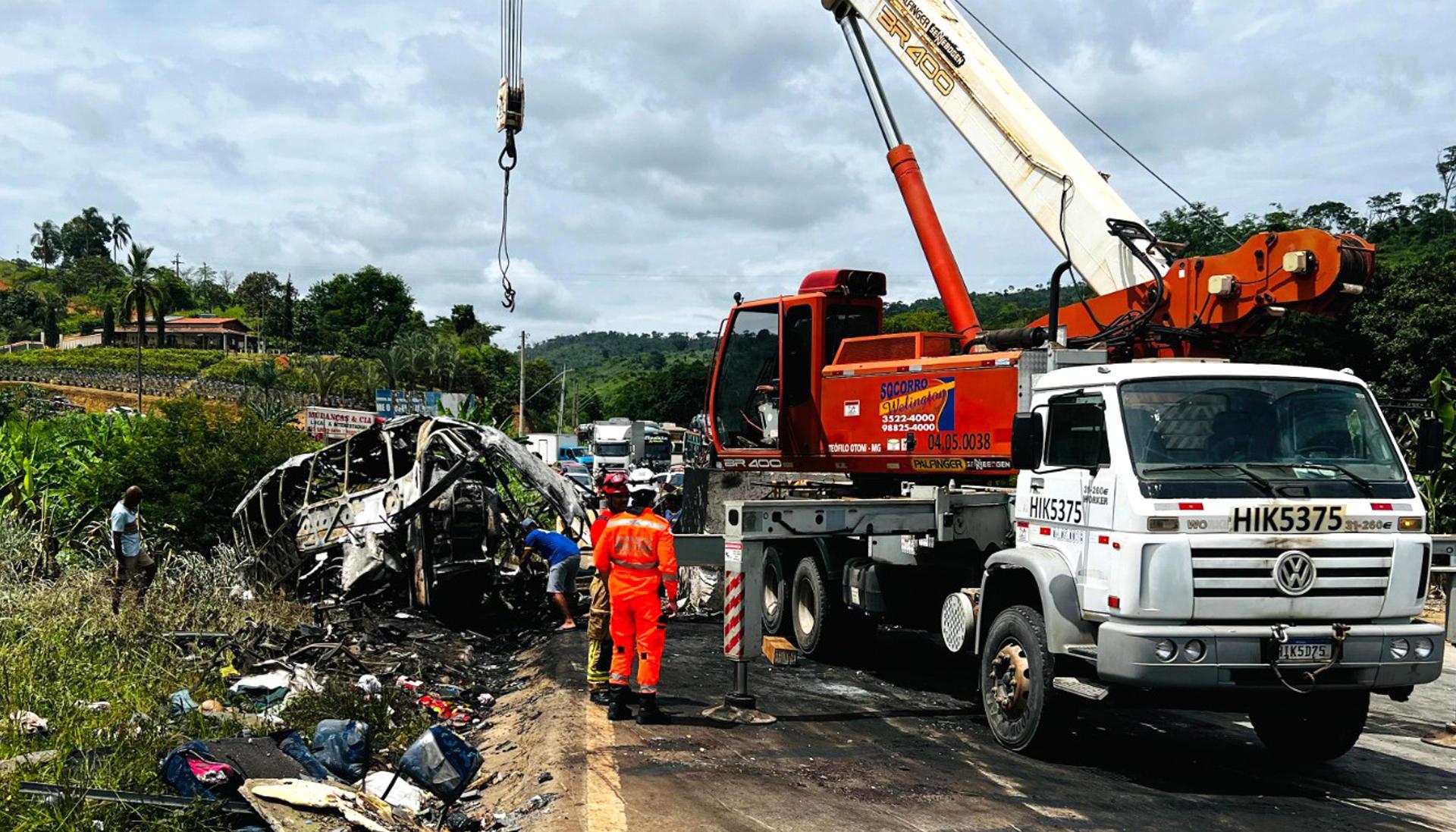 Imagen del accidente. 