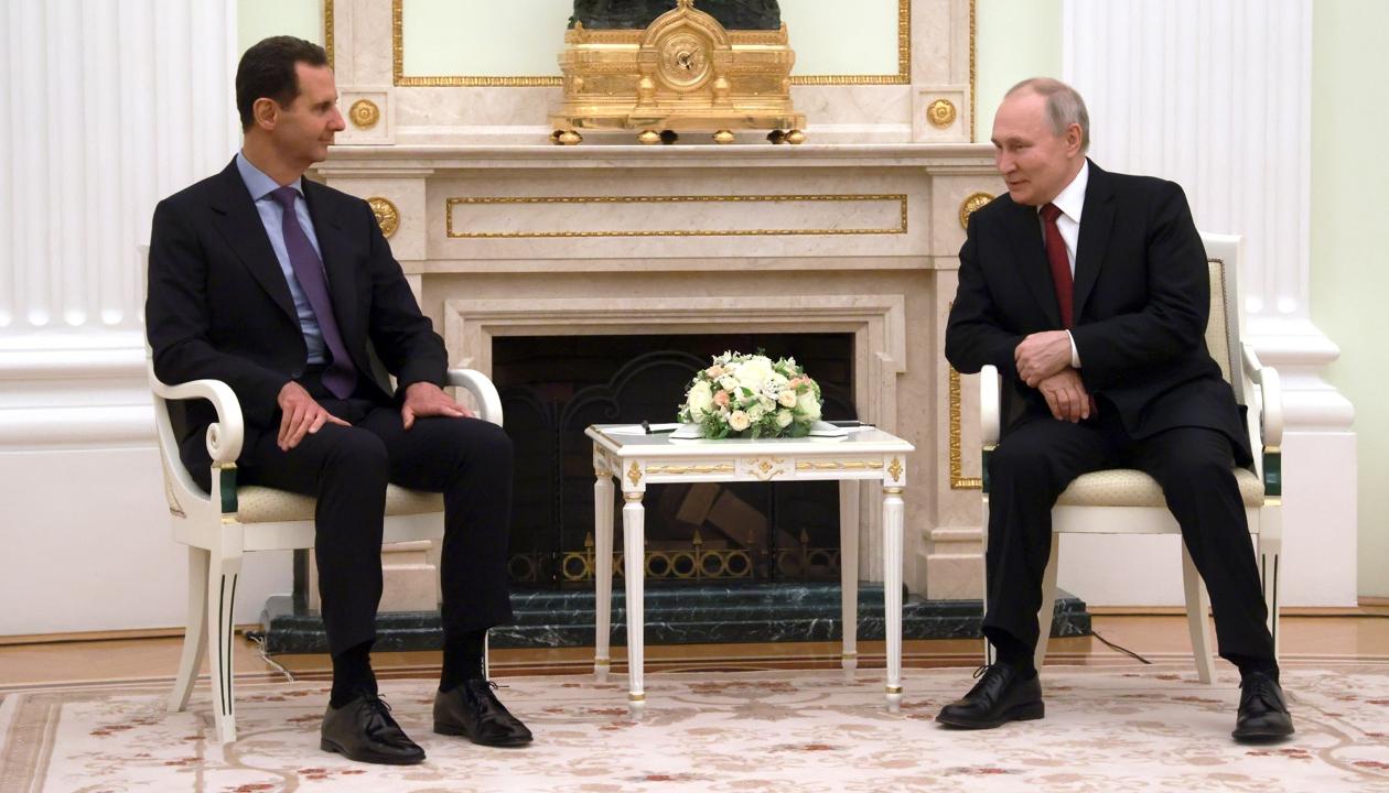 Bachar al Asad y Vladímir Putin.