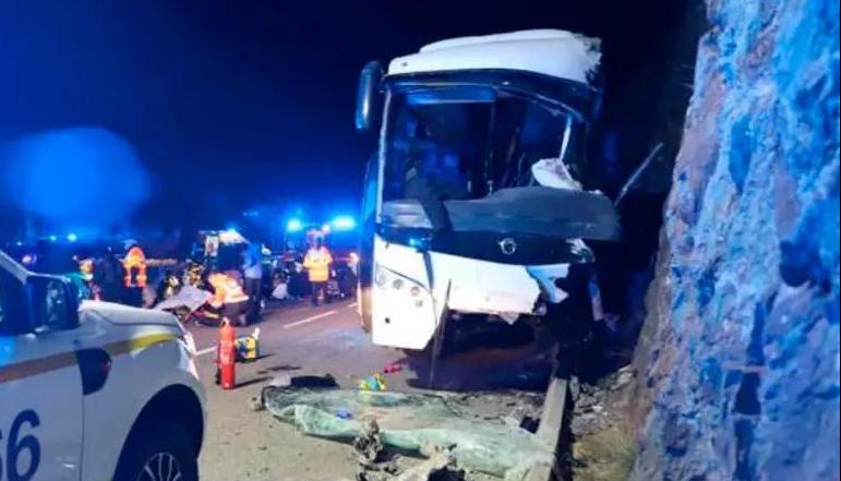 Zona del accidente.