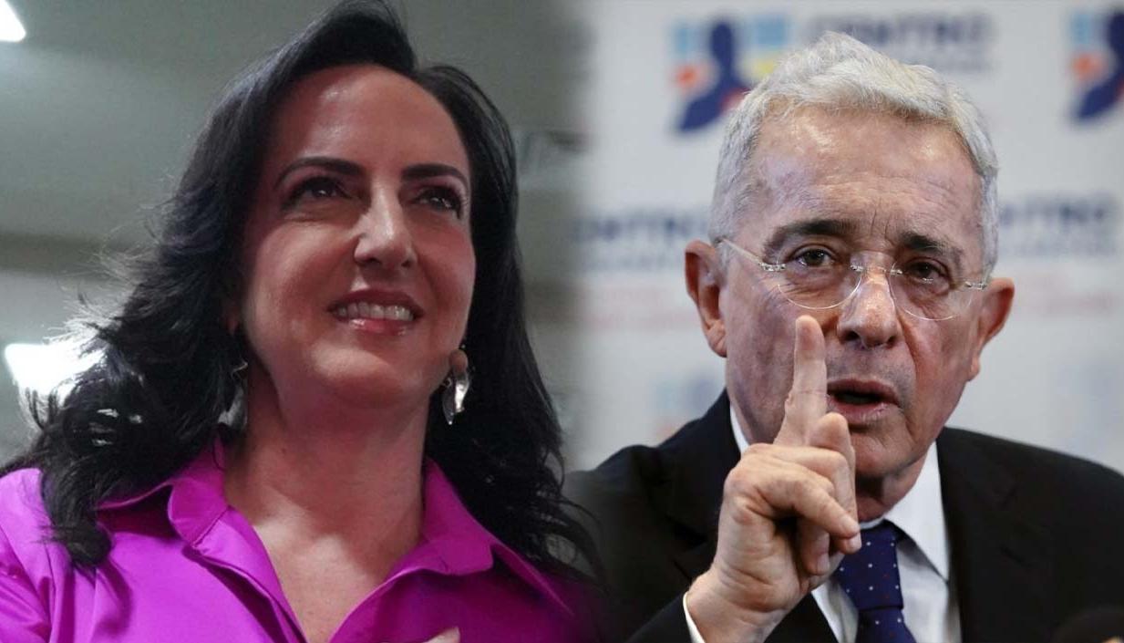 María Fernanda Cabal y Álvaro Uribe Vélez.