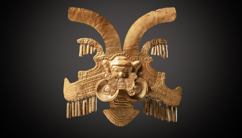 Diadema en Oro Calima. 