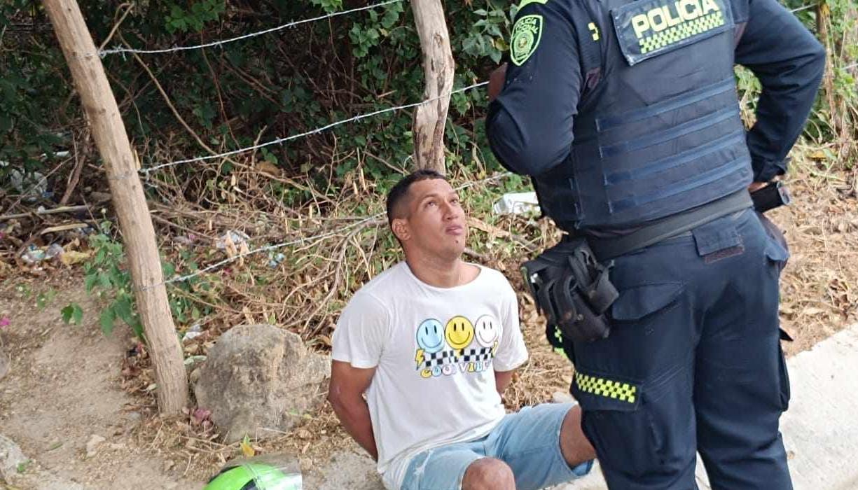 El hombre fue capturado a la altura de Playa Mendoza.