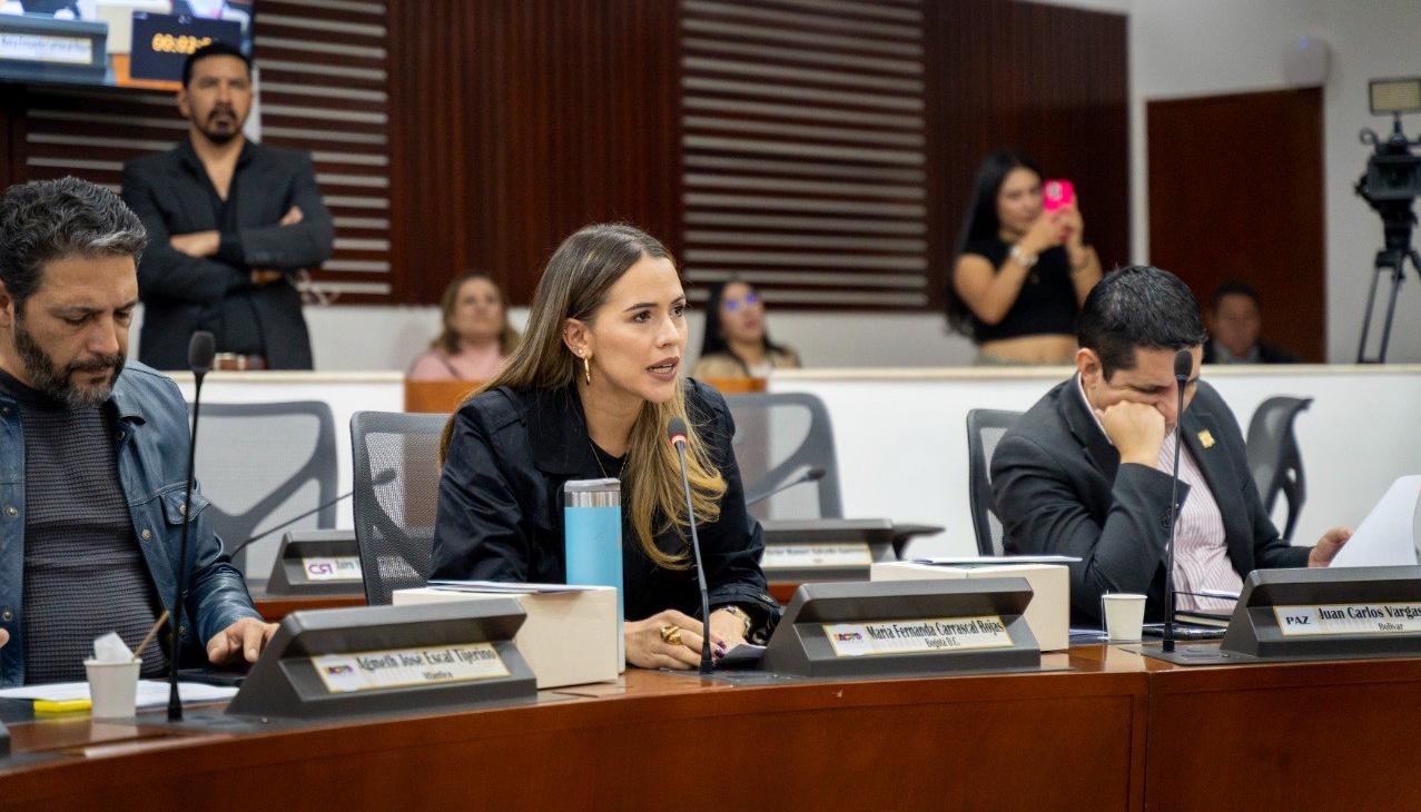 La representante a la Cámara, María Fernanda Carrascal.