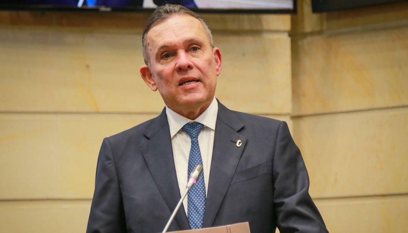 El presidente del Senado, Efraín Cepeda.