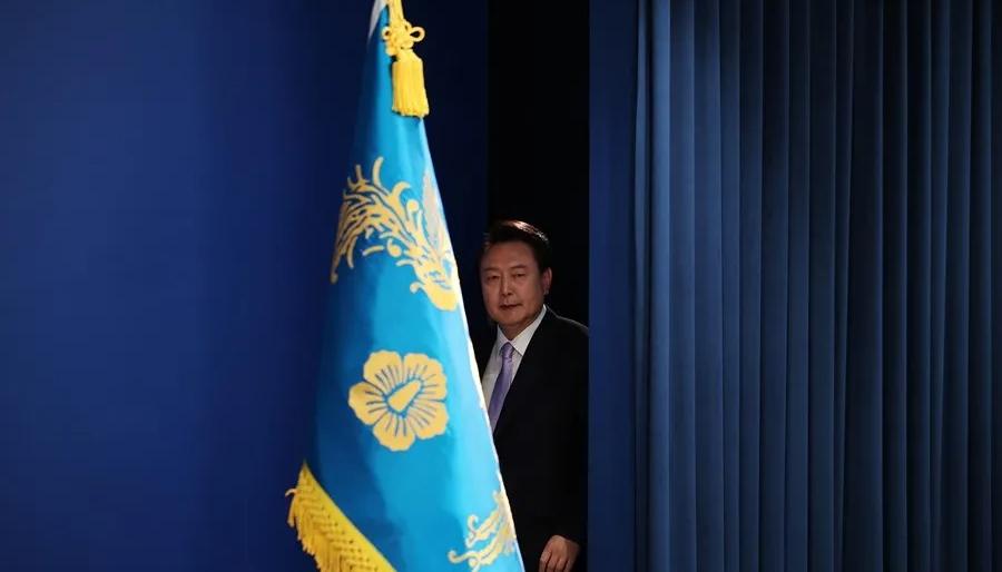 El Presidente Yoon Suk-yeol.