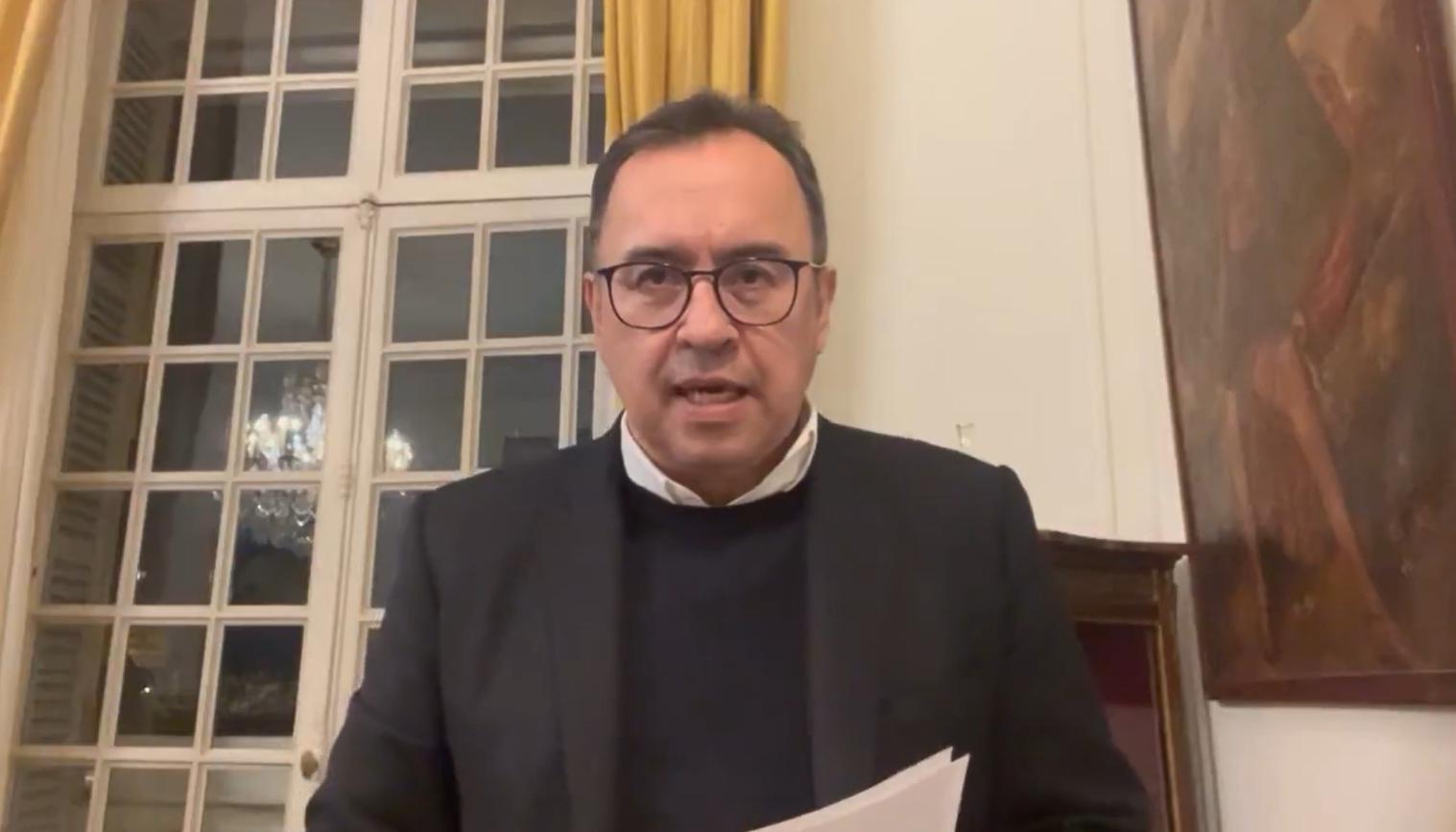 El embajador de Colombia en Francia, Alfonso Prada.