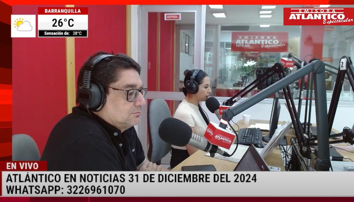 Transmisión de Atlántico en Noticias.