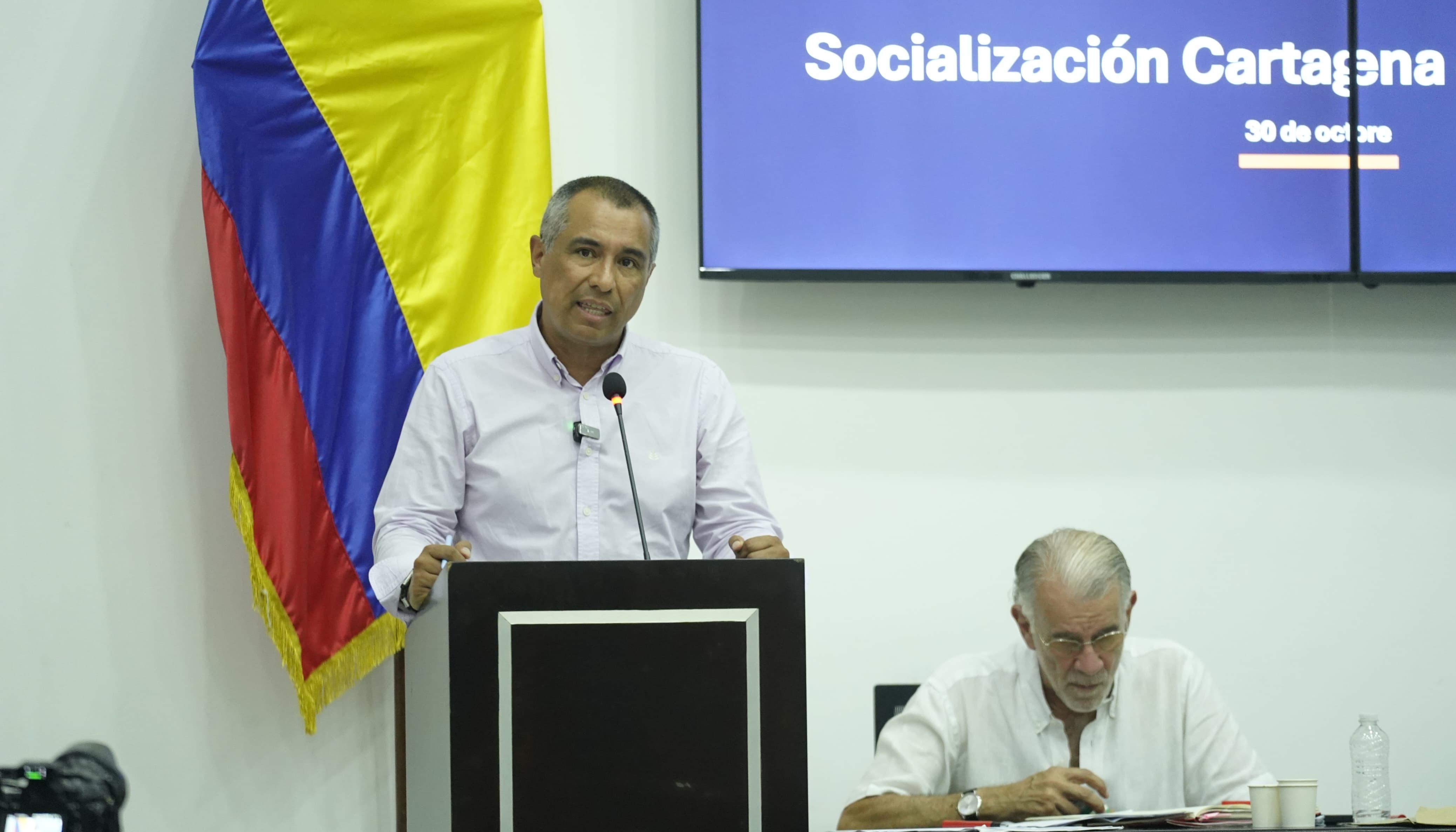 Juan Carlos Montenegro, director del Invías. 