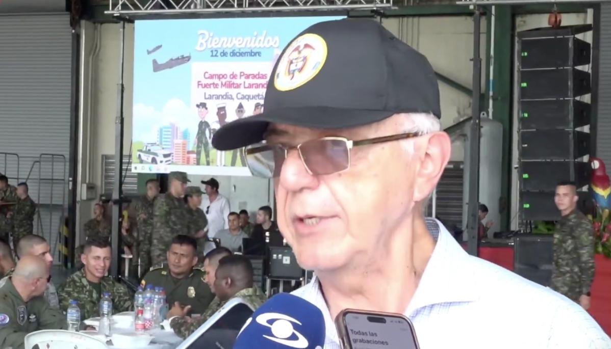 Iván Velásquez, ministro de Defensa. 