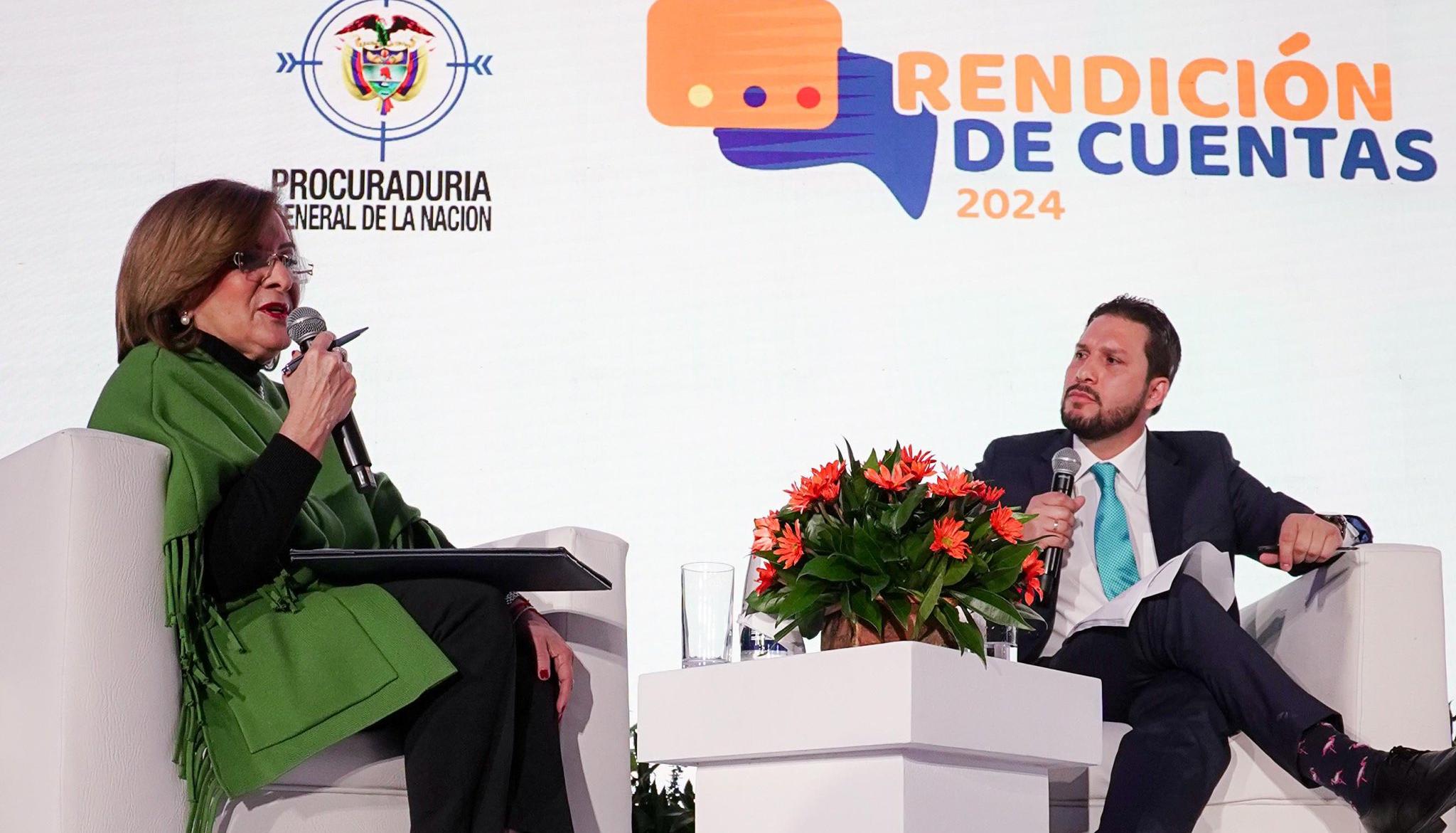 La Procuradora Margarita Cabello en la rendición de cuentas el pasado 11 de diciembre