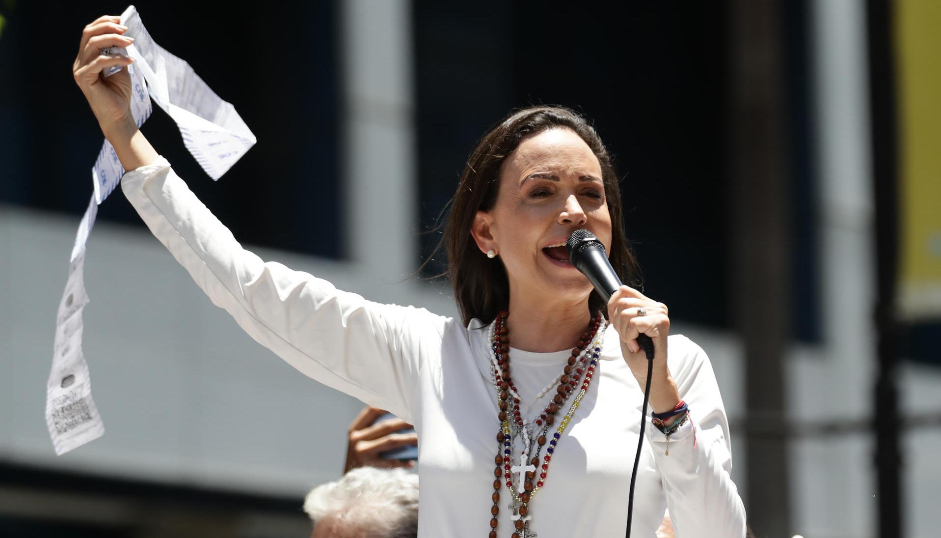  La líder opositora venezolana, María Corina Machado.
