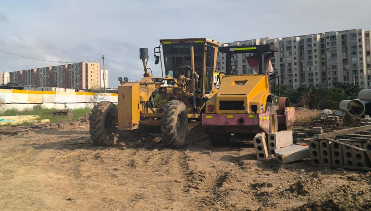 La zona donde está construyendo Amarilo.