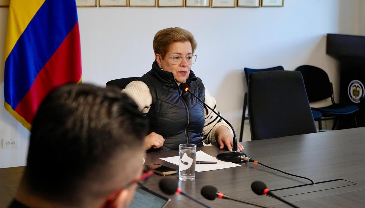 La Ministra de Trabajo, Gloria Ramírez.