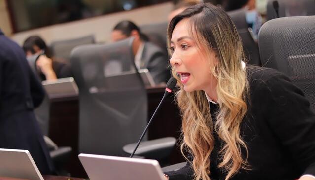 La congresista Katherine Miranda.