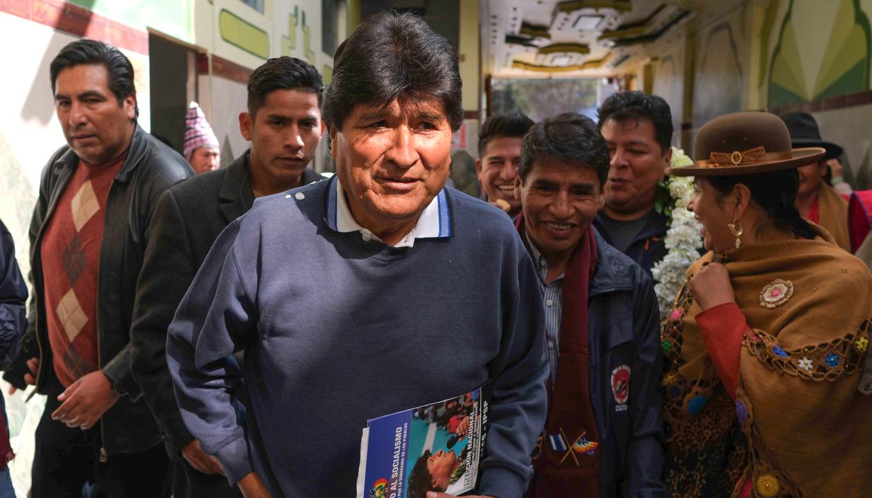 El expresidente boliviano Evo Morales.