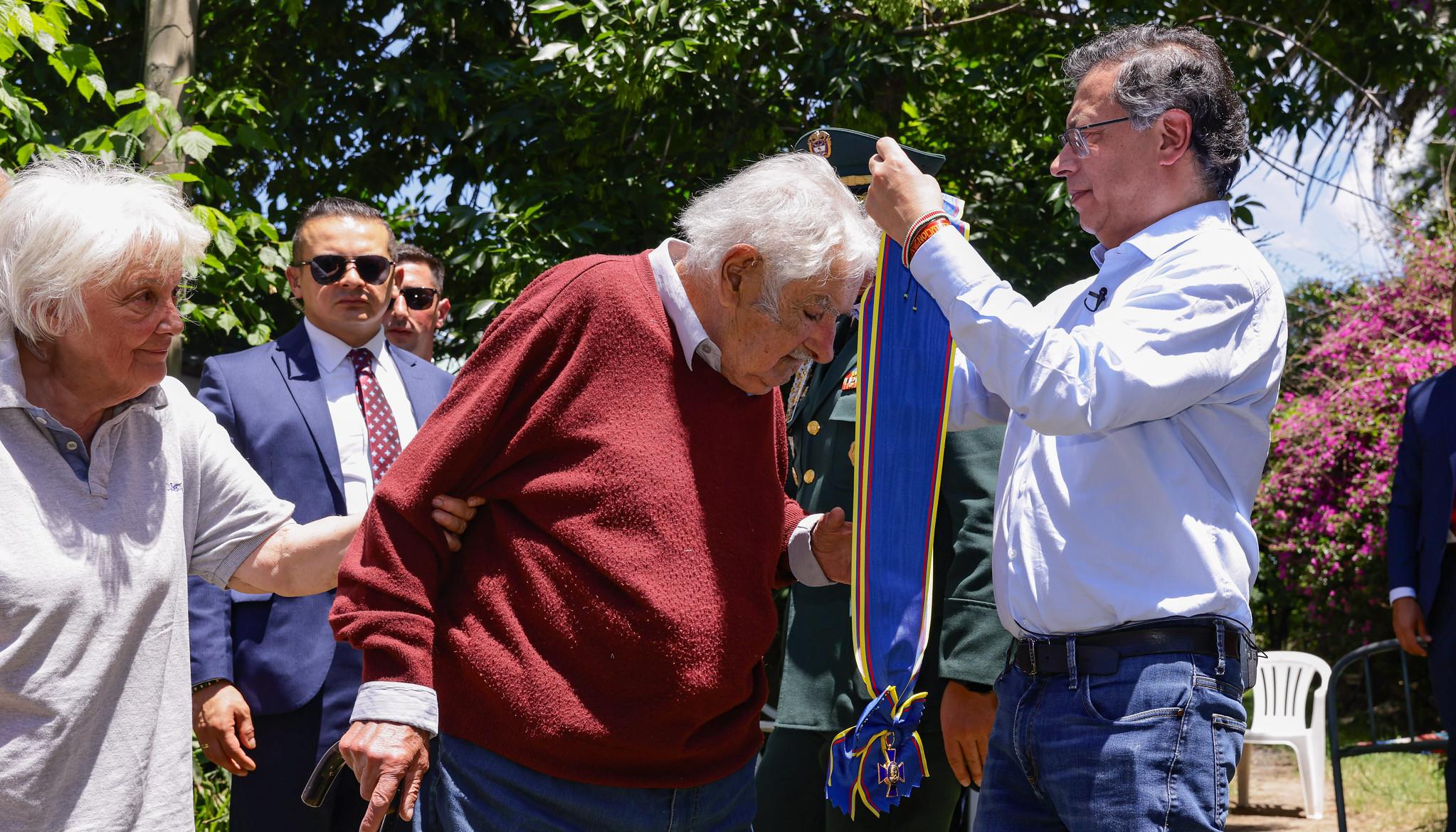José 'Pepe' Mujica y Gustavo Petro.