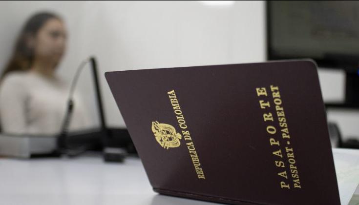Imagen de referencia de un pasaporte. 