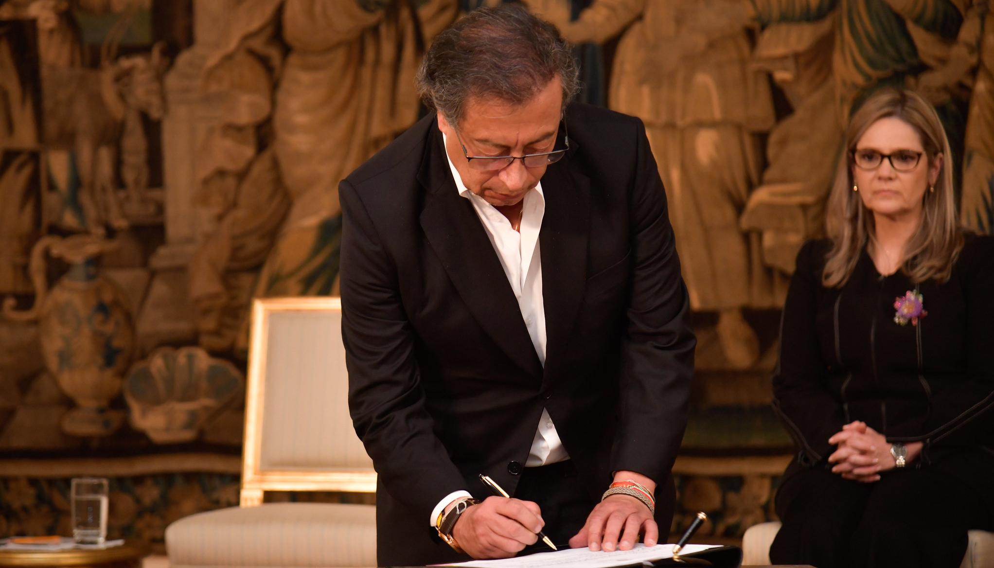 El Presidente Gustavo Petro.