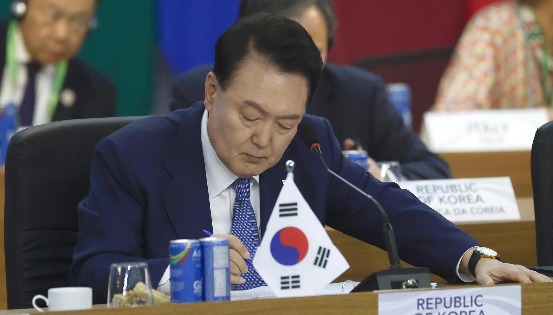 Presidente de Corea del Sur, Yoon Suk-Yeol. 