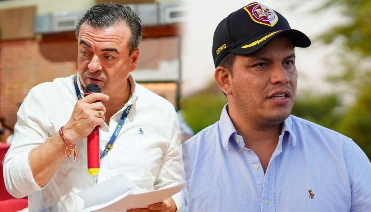 Olmedo López y Sneyder Pinilla.