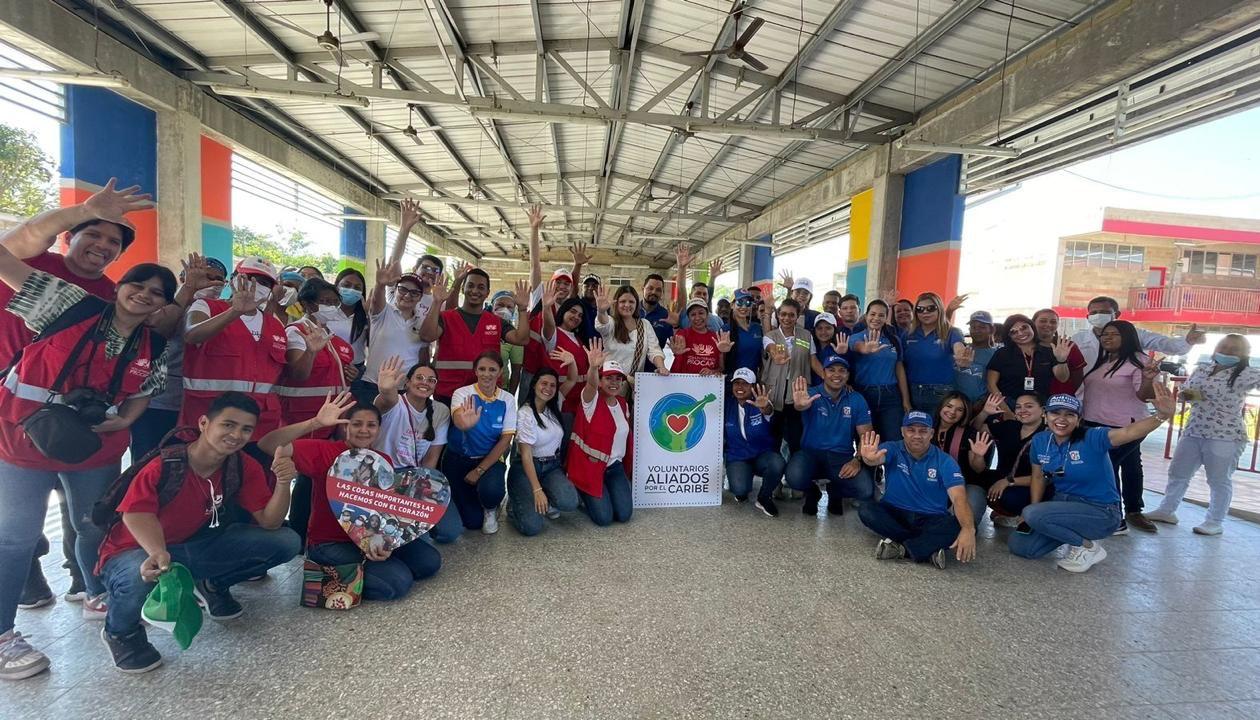 Voluntarios aliados por el Caribe. 
