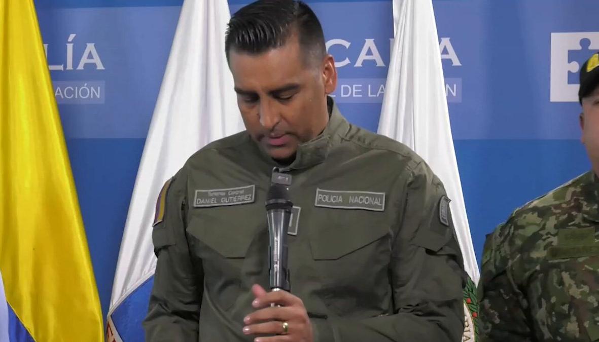 Coronel Daniel Gutiérrez, director del Inpec. 