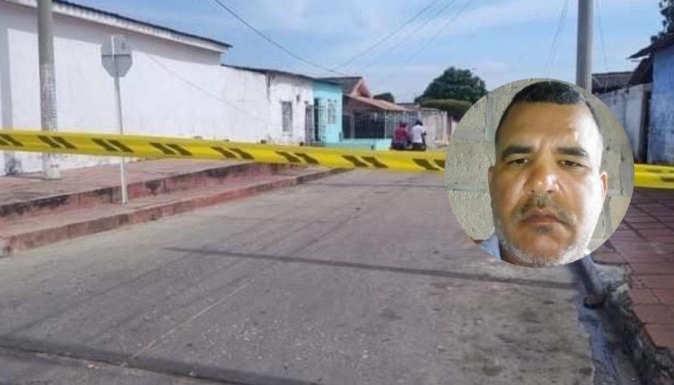 Lugar donde fue asesinado Arnaldo Rubiano.