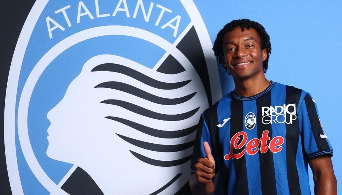 Juan Guillermo Cuadrado, jugador colombiano del Atalanta. 