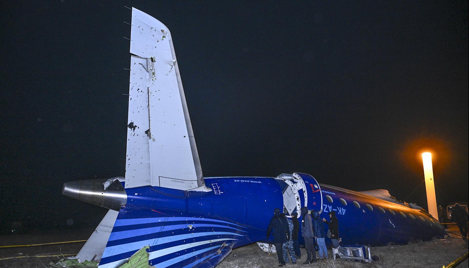 Así terminó el avión.