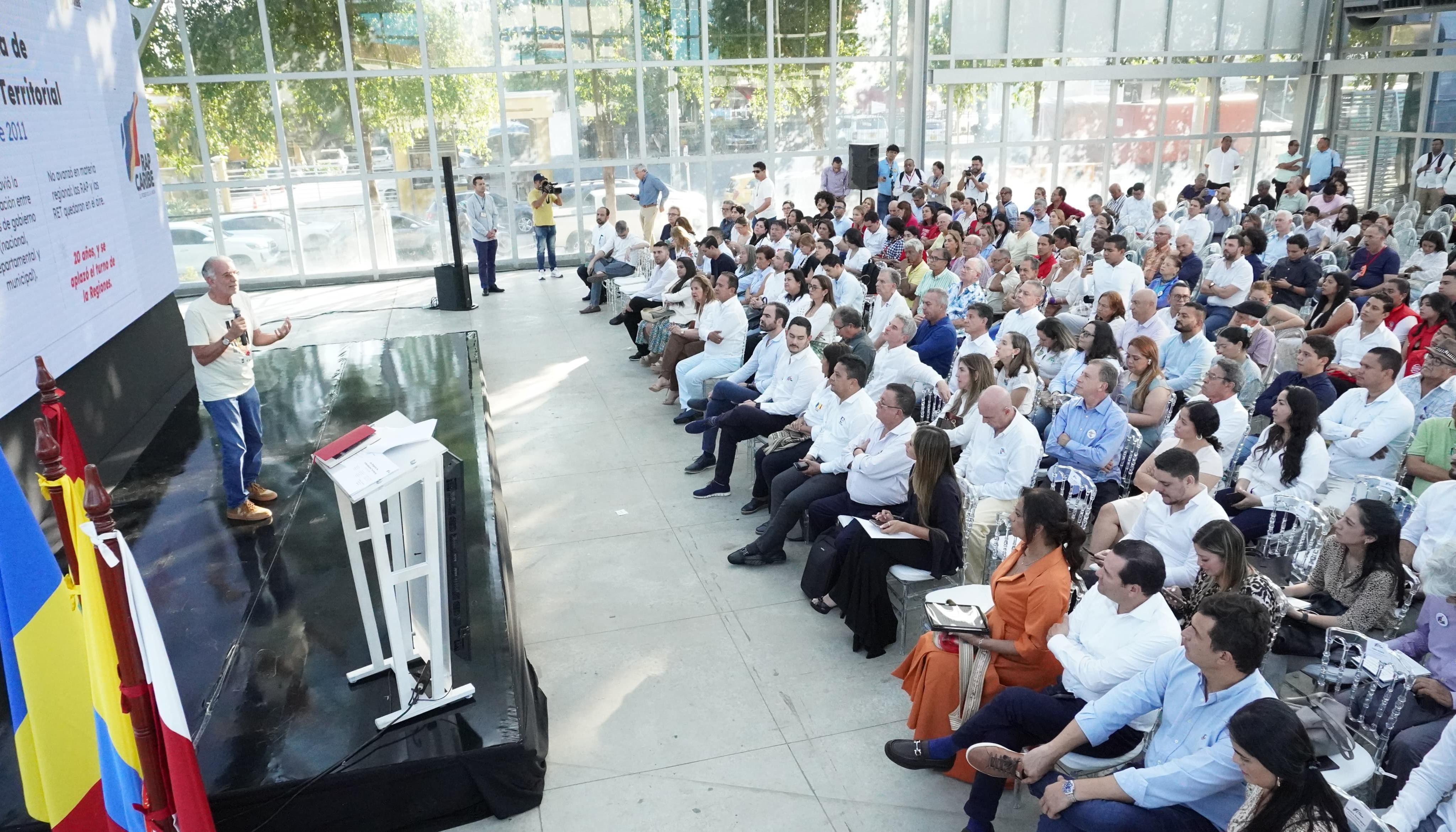 Gobernador Eduardo Verano durante la presentación del Plan Estratégico Regional.