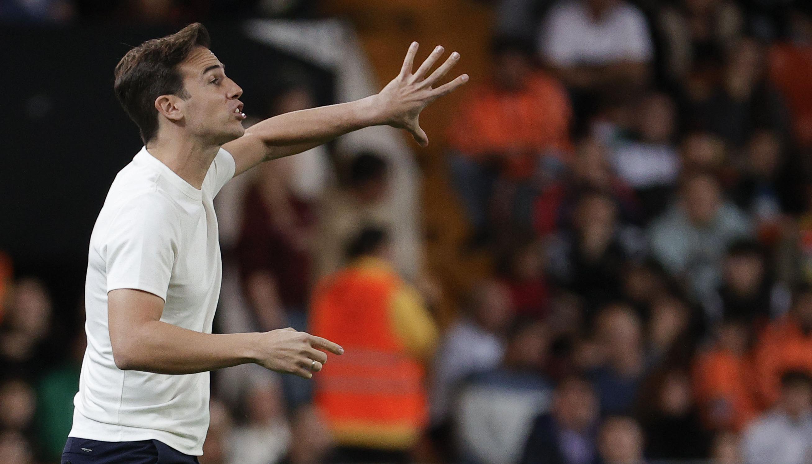 Íñigo Pérez, entrenador del Rayo Vallecano. 