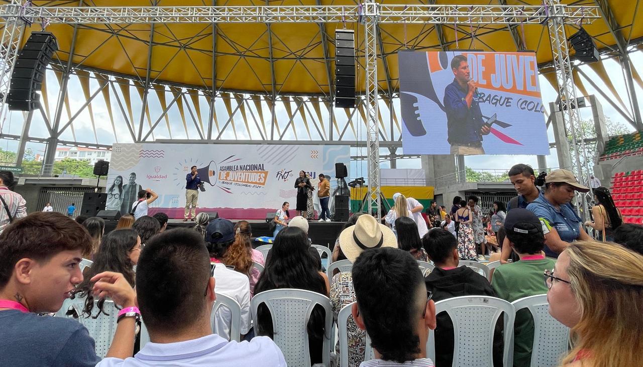 Aspecto de la Asamblea Nacional de Juventudes, en Ibagué.