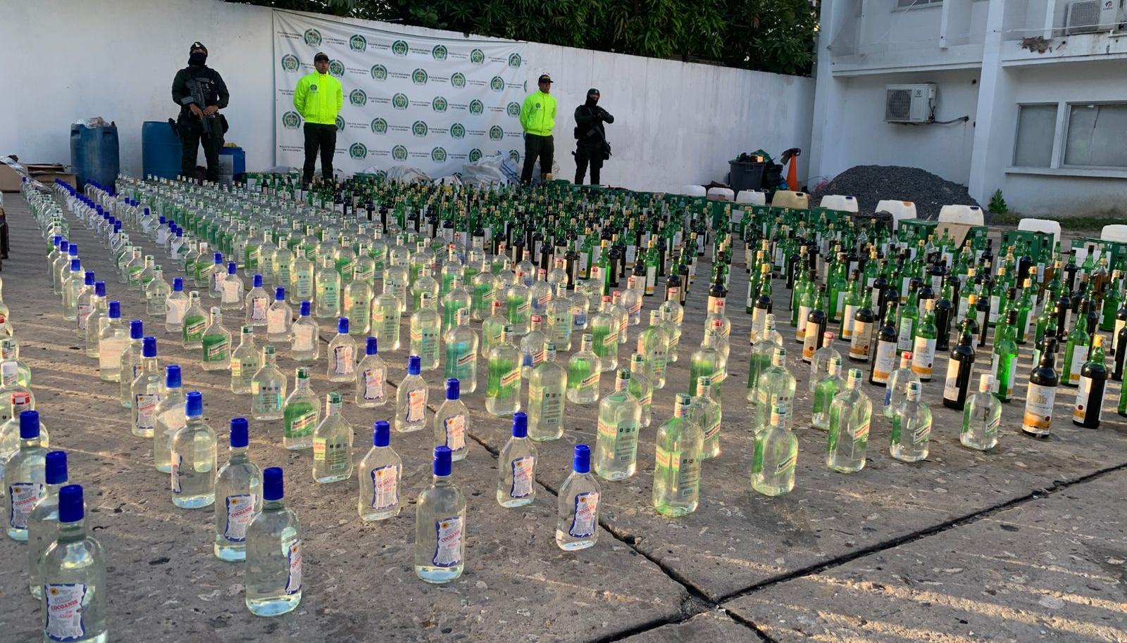Licor adulterado.