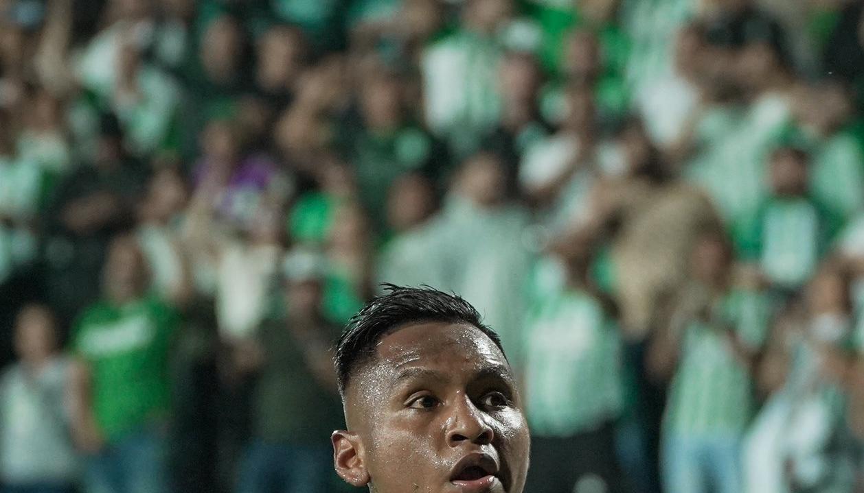 Alfredo Morelos, delantero del Atlético Nacional. 