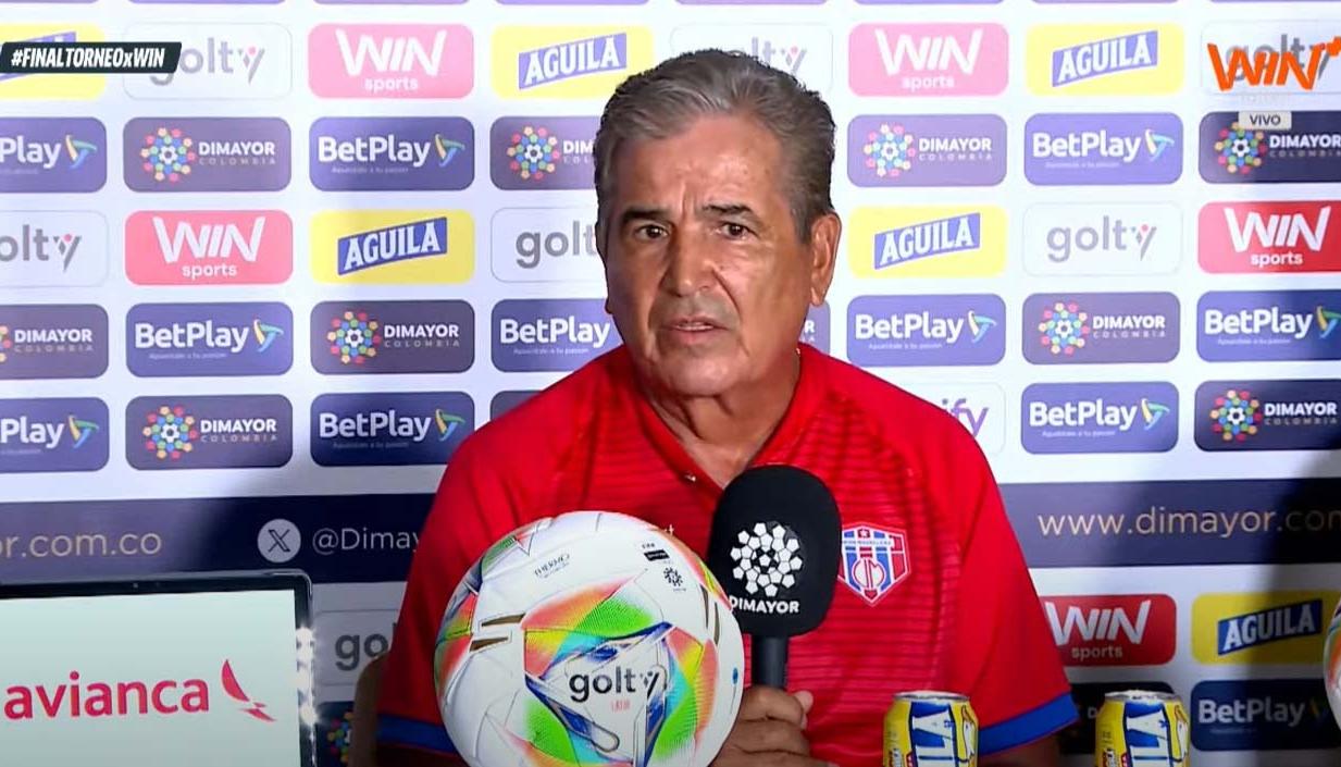 Jorge Luis Pinto, técnico del Unión Magdalena. 