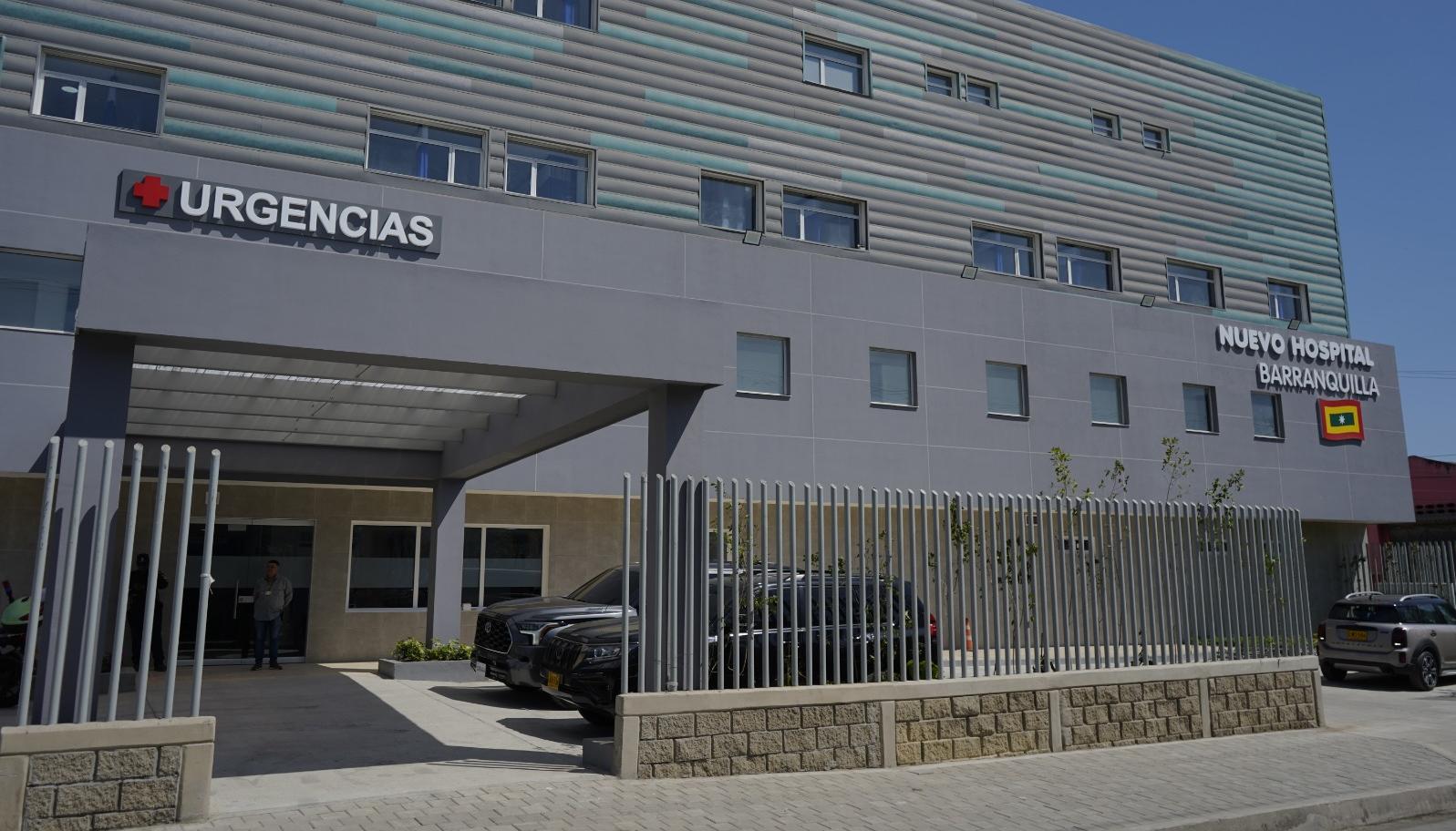 Fachada del Nuevo Hospital de Barranquilla.