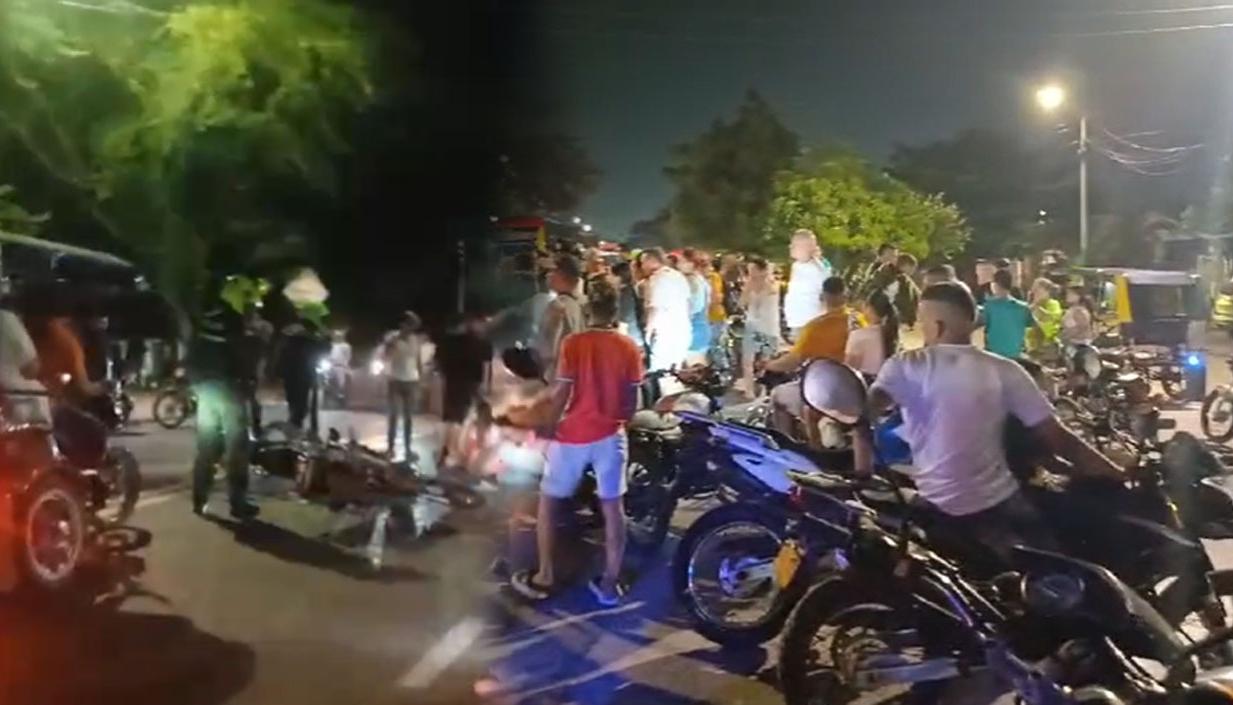 Lugar del accidente.
