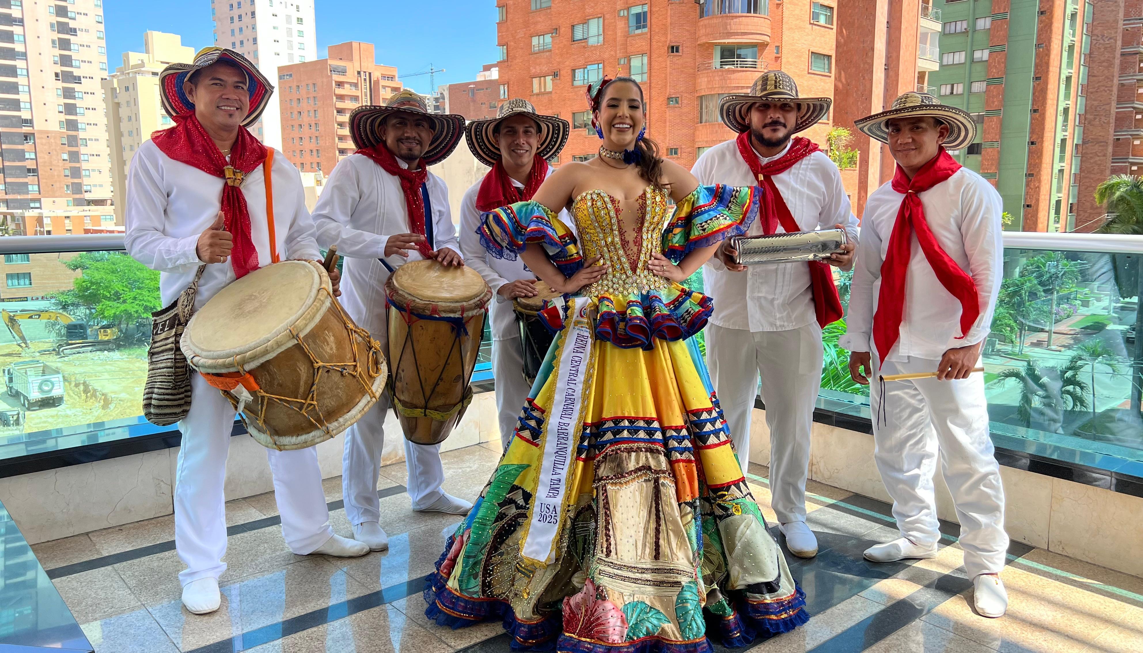 Adriana Vukota, Reina Central del Carnaval de Barranquilla en Tampa.