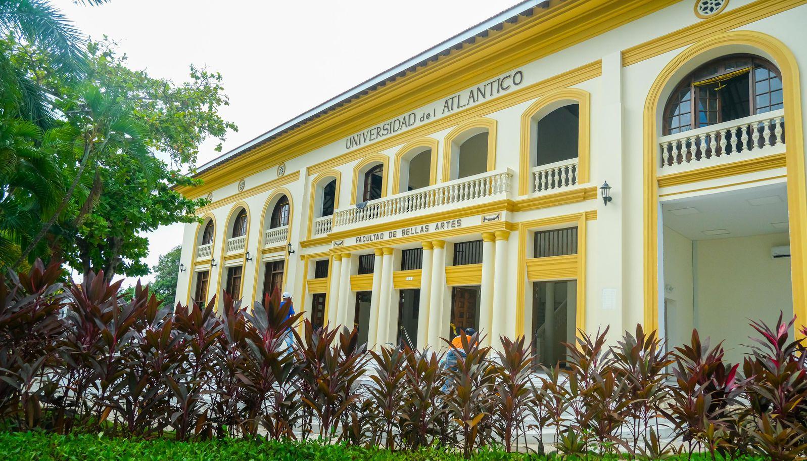 El edificio de Bellas Artes de Uniatlántico.