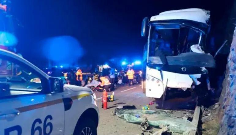 Zona del accidente.